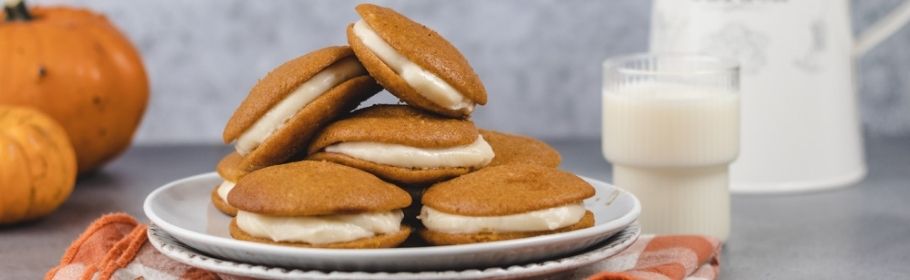 Whoopie Pie alla zucca e sciroppo d’acero
