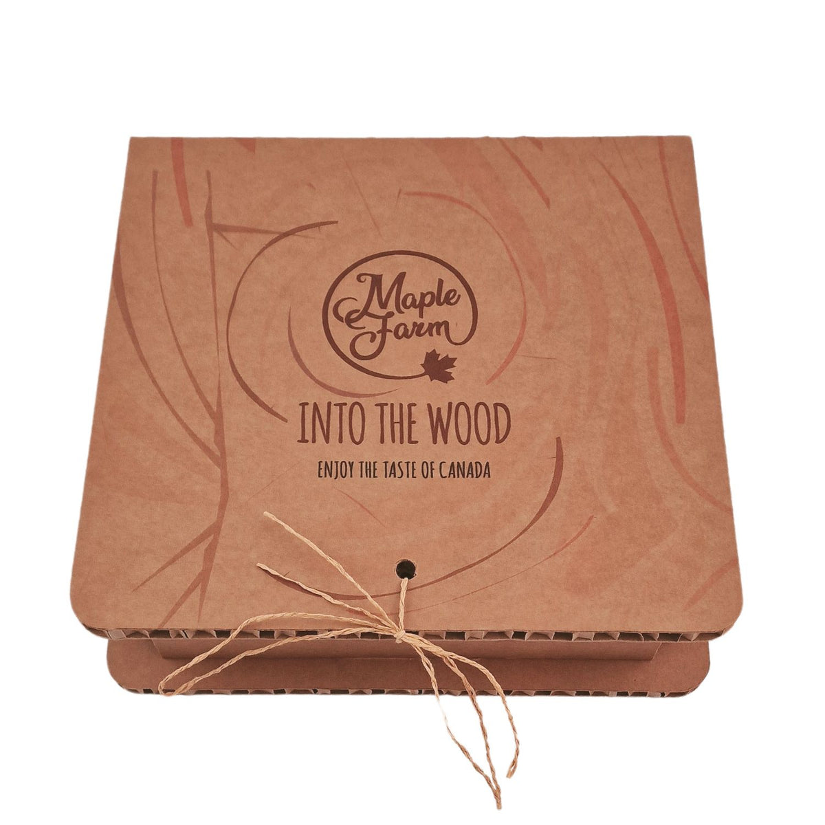 Pure Maple Syrup – Dark – 250ml leaf-shaped bottle in gift box