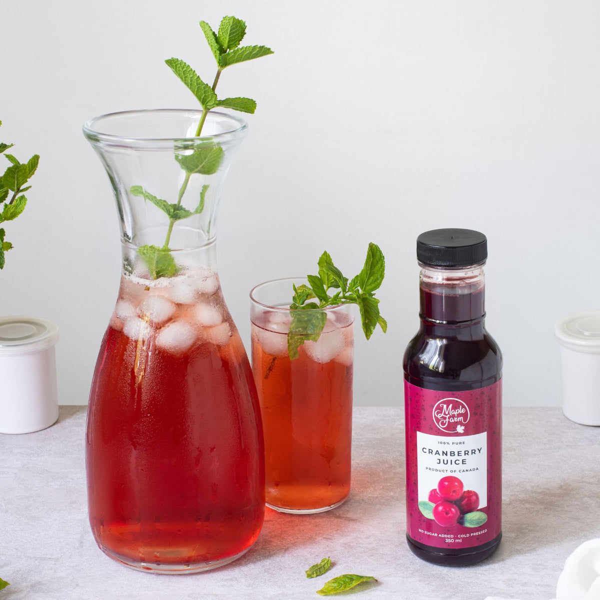 MapleFarm puro succo di mirtilli rossi - bevanda salutare