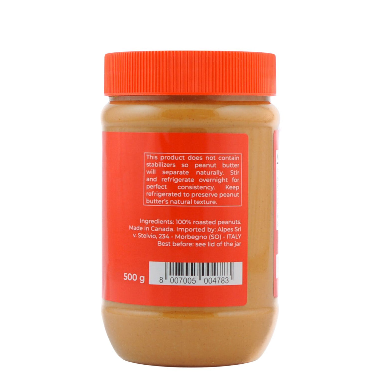 MapleFarm burro di arachidi cremoso da 550g - ingredienti