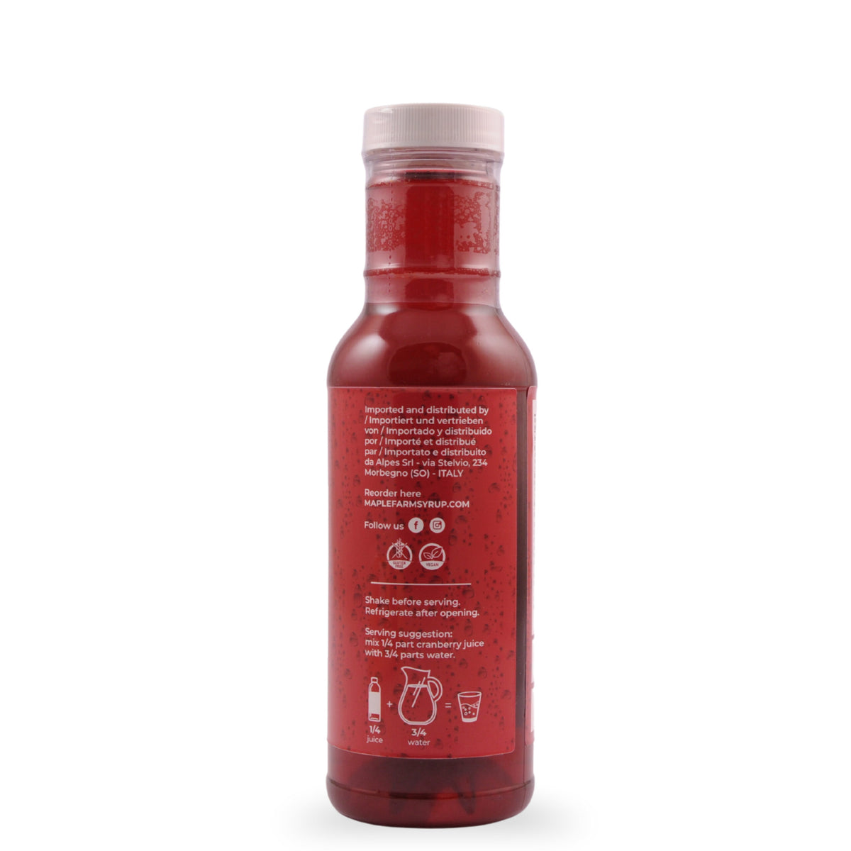 Pure cranberry juice - 350ml bottle
