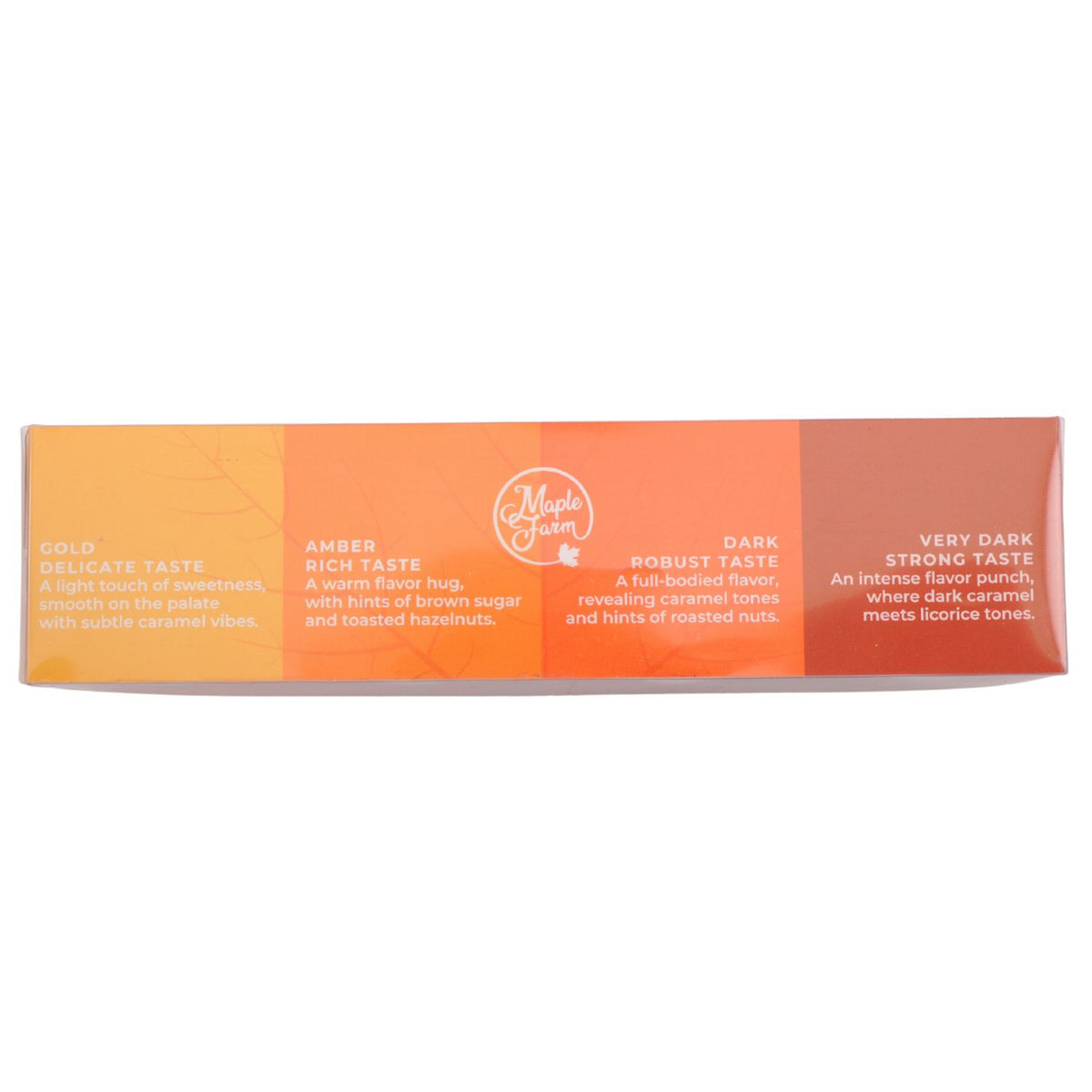 Pure maple syrup - Tasting box 4x30g