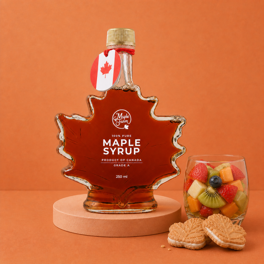 Pure Maple Syrup - Dark - 250ml Leaf Bottle
