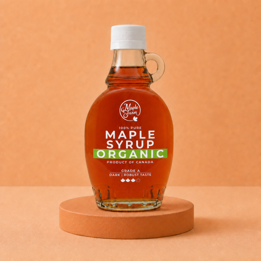 Organic Pure Maple Syrup – Dark - 189ml bottle