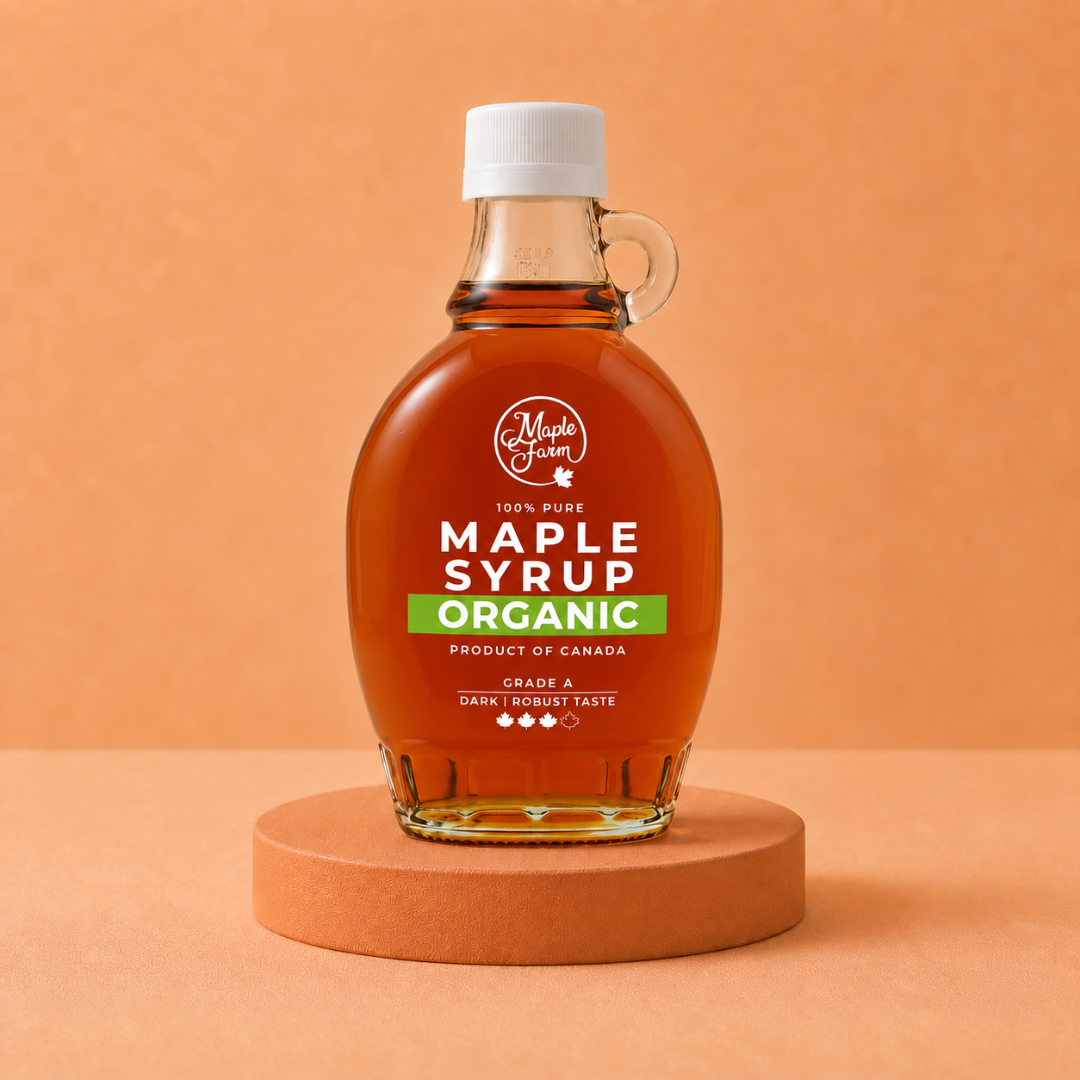 Pure Organic Maple Syrup – Dark - 500ml Bottle