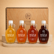 Pure maple syrup - Tasting pack Illustrated gift box 4x189ml