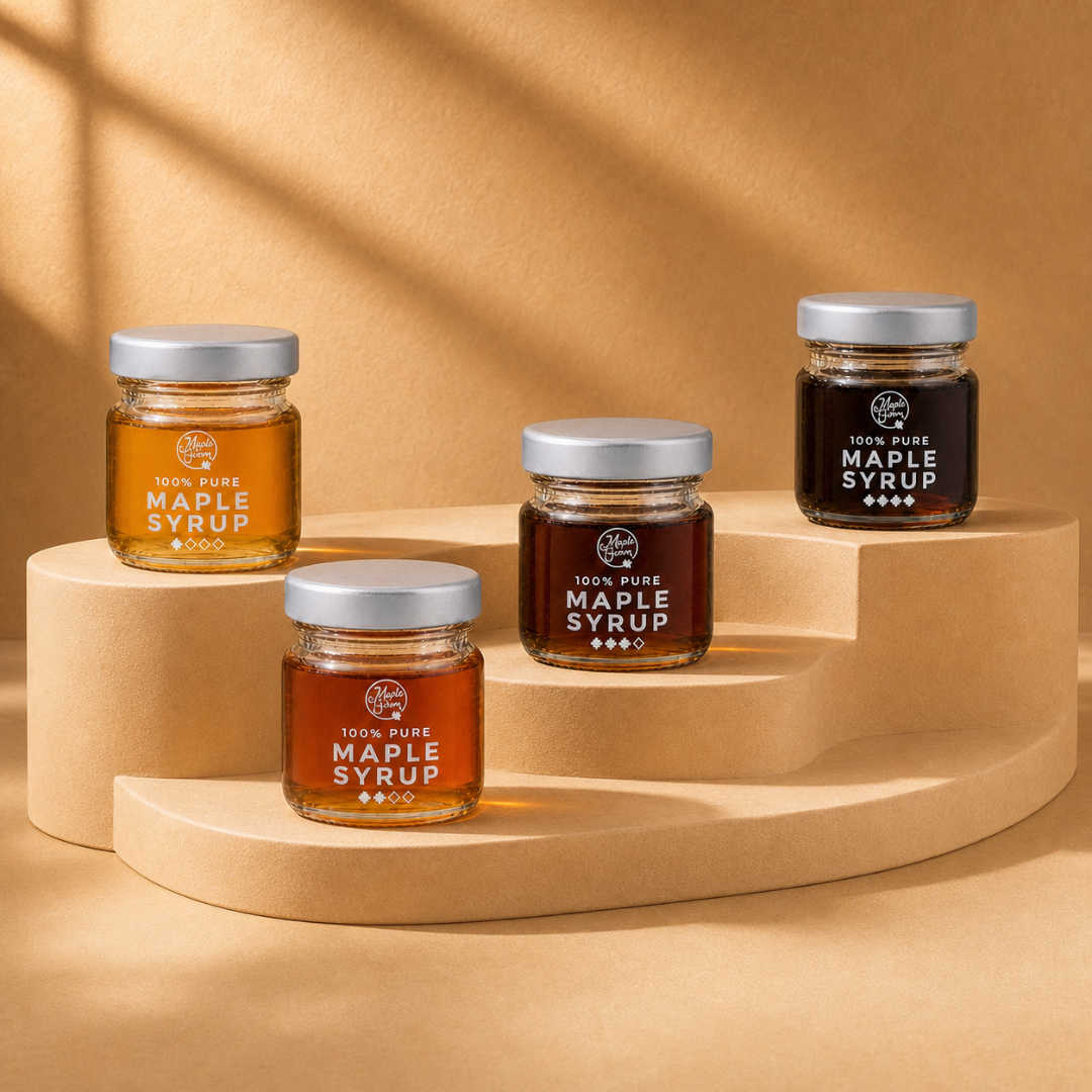 Pure maple syrup - Tasting box 4x30g