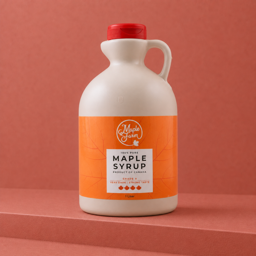 Pure Maple Syrup – Very Dark - 1L Jug