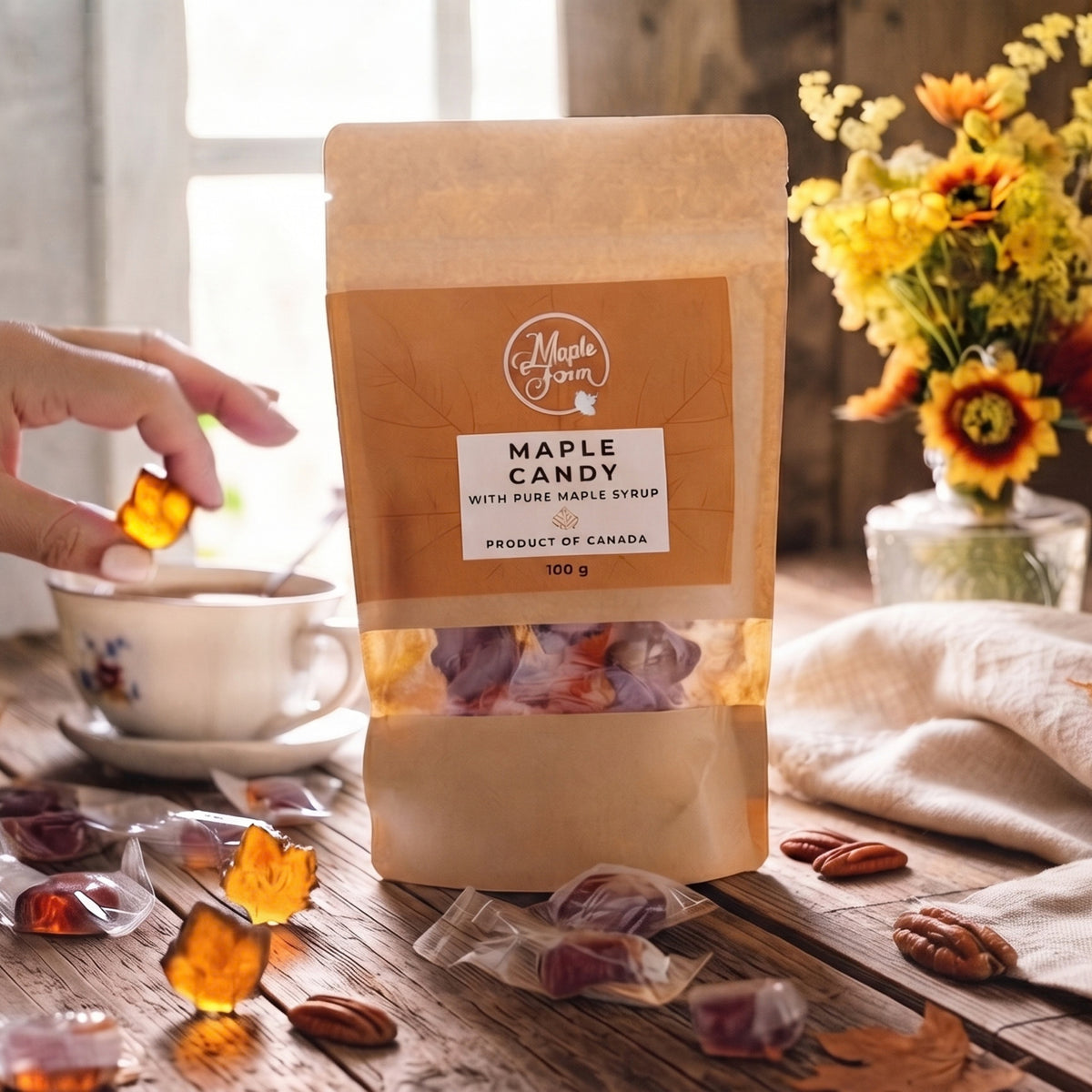 Maple syrup candies - 100g