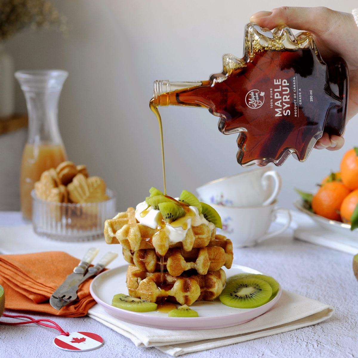 Pure Maple Syrup - Dark - 250ml Leaf Bottle