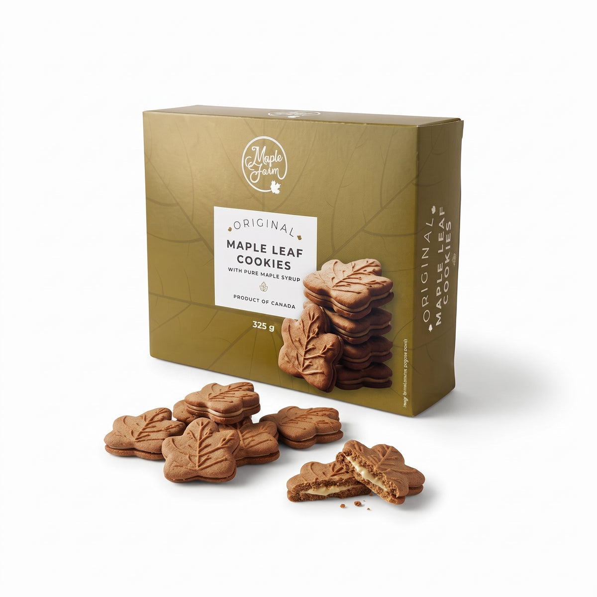 Biscotti allo sciroppo d'acero - Astuccio 325g