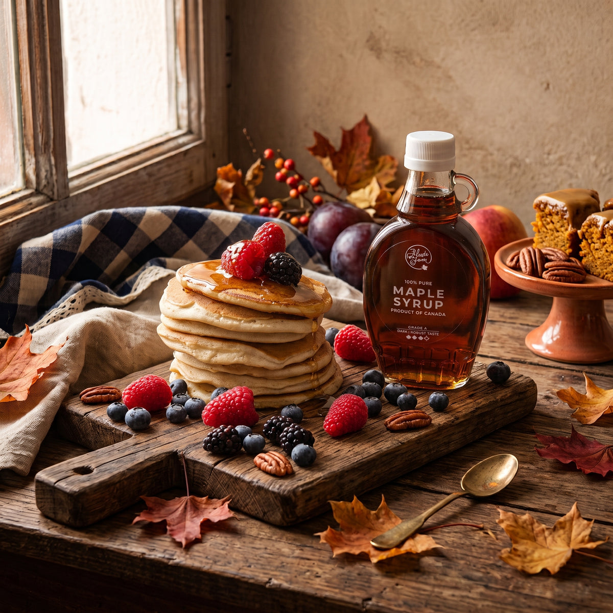 Pure Maple Syrup – Dark - 189ml Bottle
