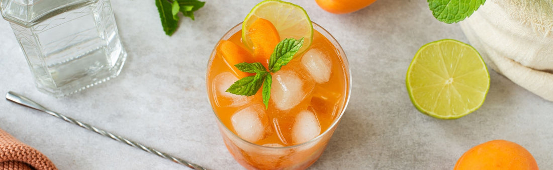 Caipiroska all’albicocca con sciroppo d’acero