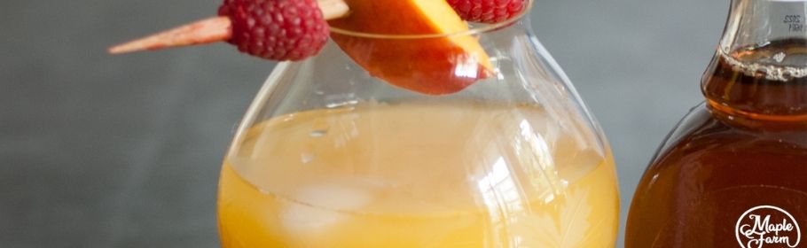 Cocktail tropicale con sciroppo d’acero