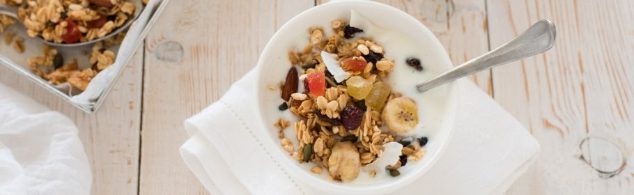 Granola con sciroppo d’acero