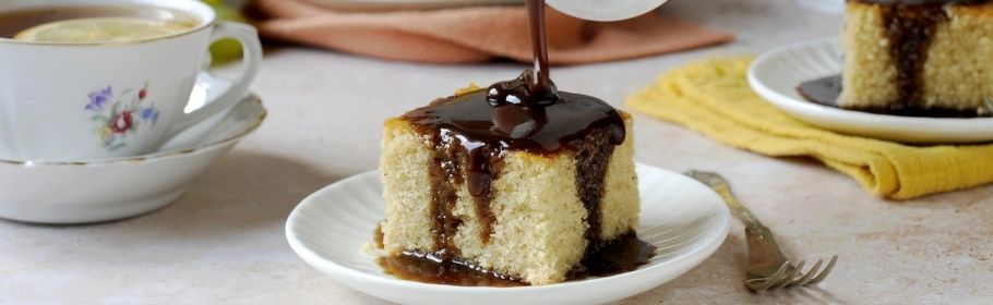 Maple cake con salsa cremosa allo sciroppo d’acero