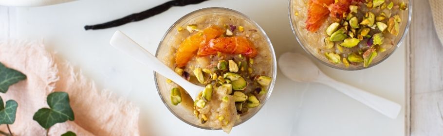 Rice pudding con sciroppo d’acero