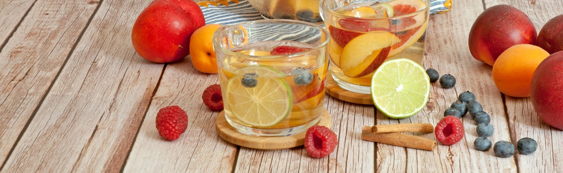 Sangria bianca con sciroppo d’acero