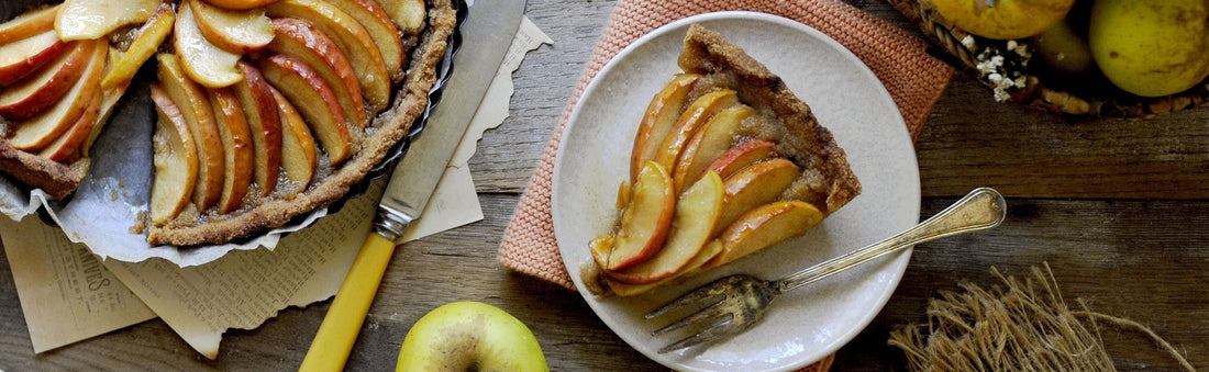 Torta di mele vegana con sciroppo d’acero