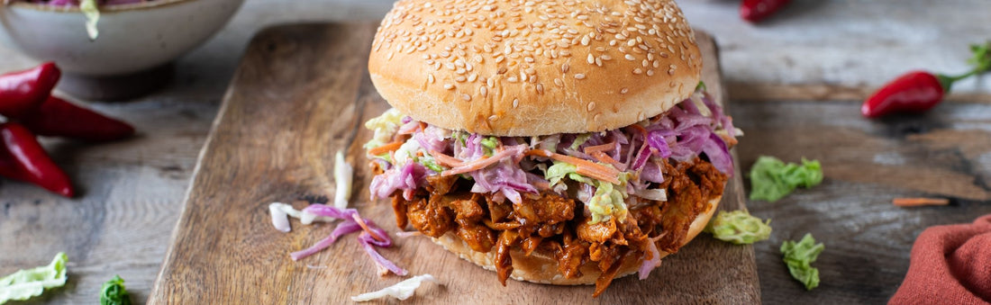 Vegan pulled pork con sciroppo d’acero