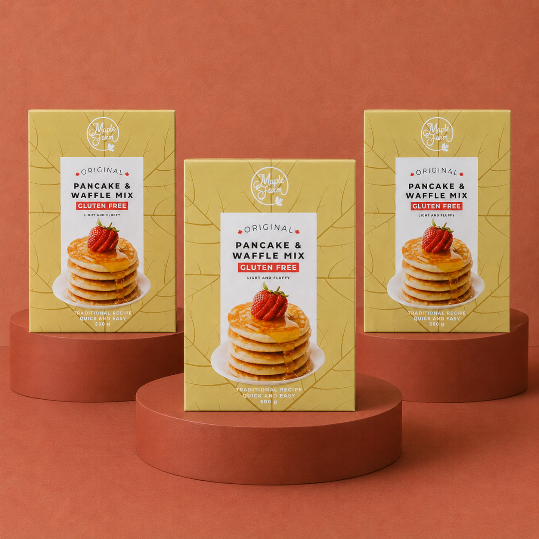 3 x Gluten-Free Pancake & Waffle Mix - 500g Box