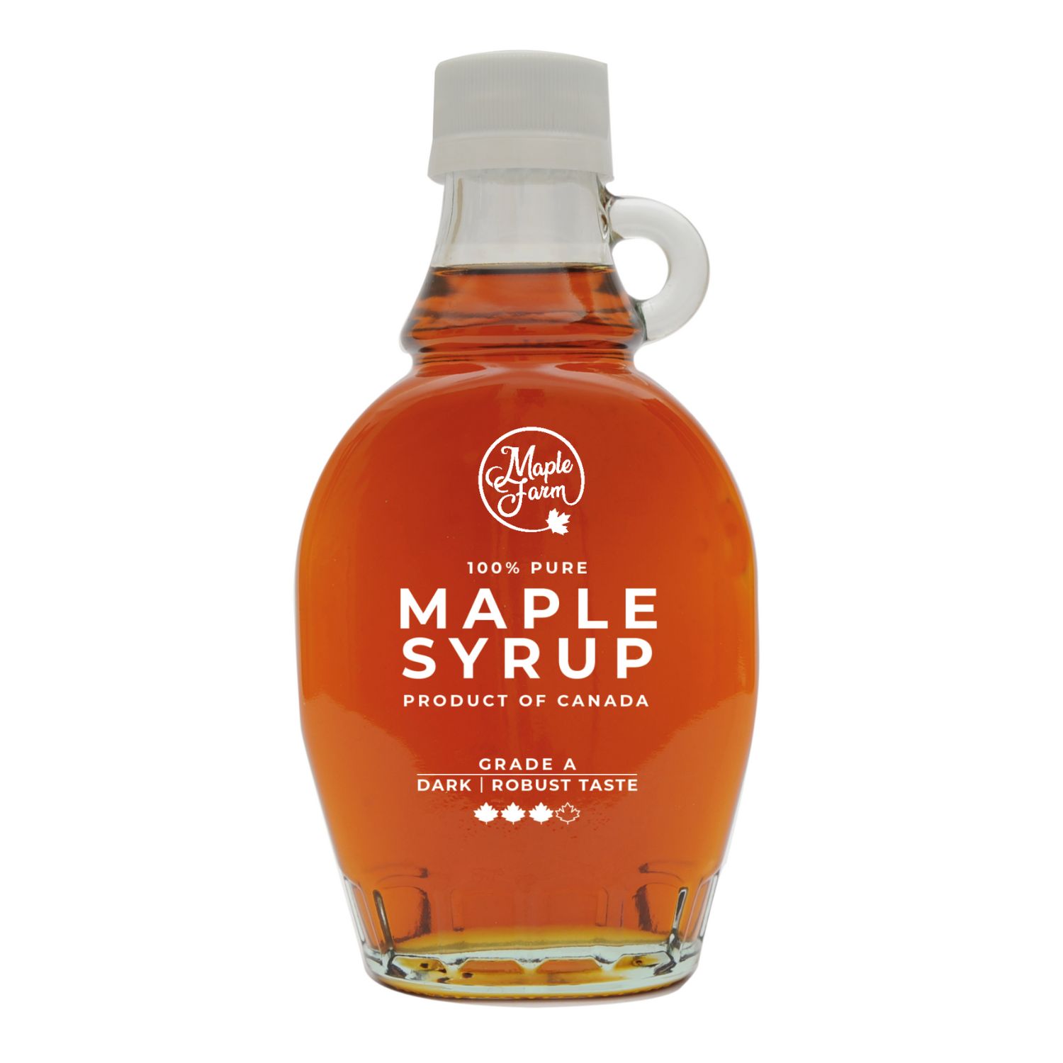 Pure Maple Syrup - Dark - 189ml Bottle