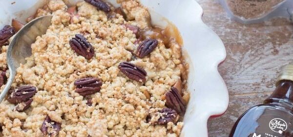 MapleFarm crumble di mele con sciroppo d’acero - ricetta