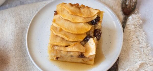 MapleFarm Pudding di Pane con mele e sciroppo d'acero - ricetta